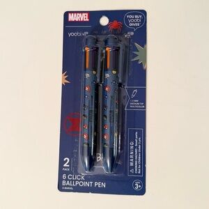 NWT yoobi marvel multi color pens set